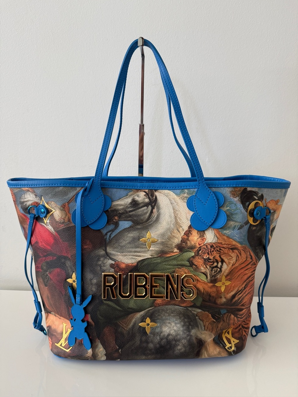 LOUIS VUITTON x Jeff Koons Masters Rubens Neverfull MM Bag Handbag